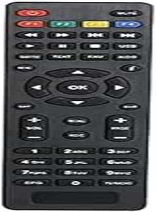 Truman remote control for receivers - epg - black